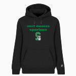 WEST MONONA HIGH SCHOOL SPARTANS BSN SPORTS Women's Cotton Rich Fleece Hoodie Front Thumbnail