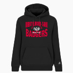University Of Wisconsin - Madison Badgers <span class="pdp-name-mascot">University Of Wisconsin - Madison Badgers</span> BSN SPORTS Women's Cotton Rich Fleece Hoodie Front Thumbnail