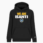 ISANTI HIGH SCHOOL WARRIORS BSN SPORTS Women's Cotton Rich Fleece Hoodie Front Thumbnail