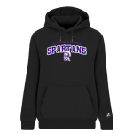 Sharon Springs Spartans <span class="pdp-name-mascot">Sharon Springs Spartans</span> BSN SPORTS Women's Cotton Rich Fleece Hoodie Front Thumbnail