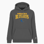 Johnson Creek BlueJays <span class="pdp-name-mascot">Johnson Creek Blue Jays</span> BSN SPORTS Women's Cotton Rich Fleece Hoodie Front Thumbnail