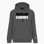 Marian SABRES <span class="pdp-name-mascot">Marian University SABRES</span> BSN SPORTS Women's Cotton Rich Fleece Hoodie Front Thumbnail
