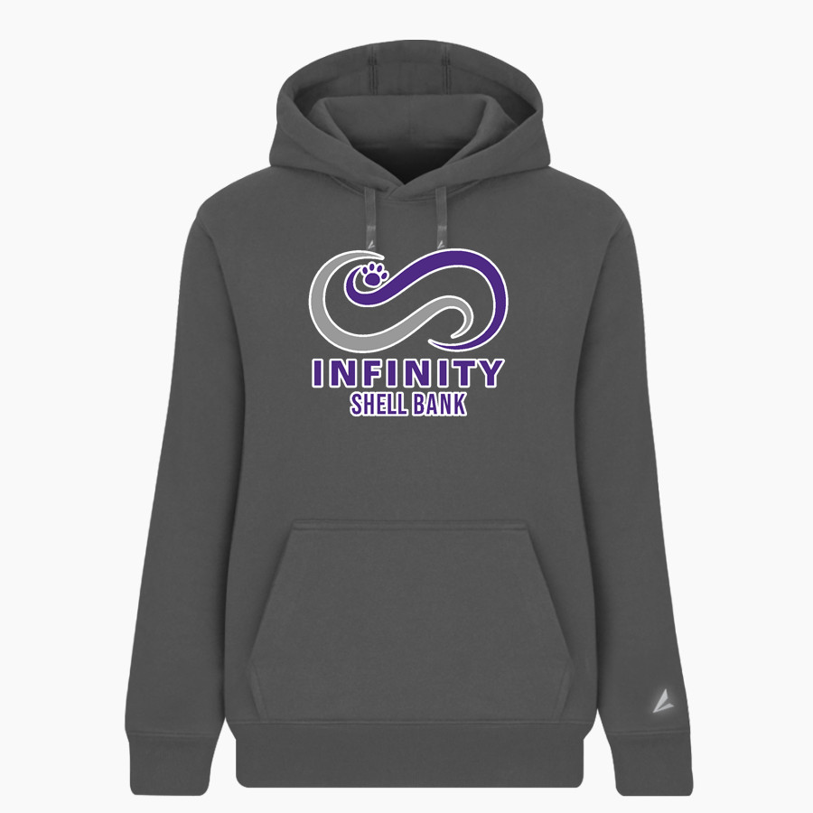 Shell Bank Brigade BSN SPORTS Women's Cotton Rich Fleece Hoodie