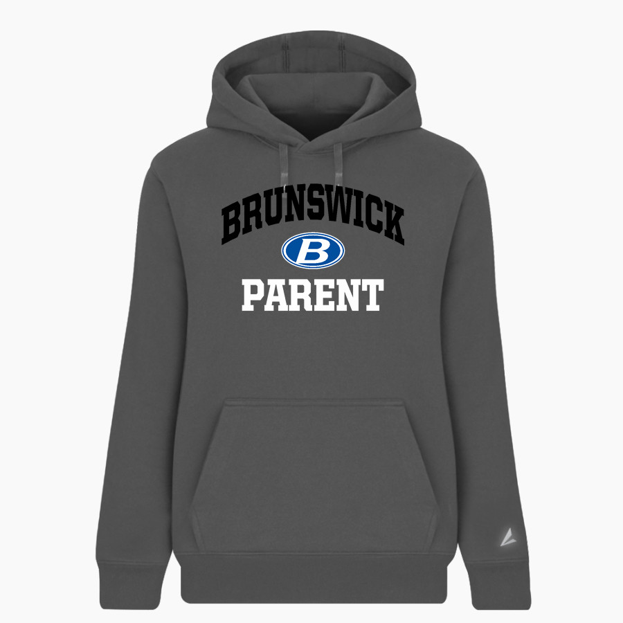 BRUNSWICK ATHLETIC FOUNDATION GO BIG BLUE <span class="pdp-name-mascot">BRUNSWICK BLUE DEVILS</span> BSN SPORTS Women's Cotton Rich Fleece Hoodie