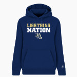 LEGACY HIGH SCHOOL LIGHTNING <span class="pdp-name-mascot">LEGACY LIGHTNING</span> BSN SPORTS Women's Cotton Rich Fleece Hoodie Front Thumbnail