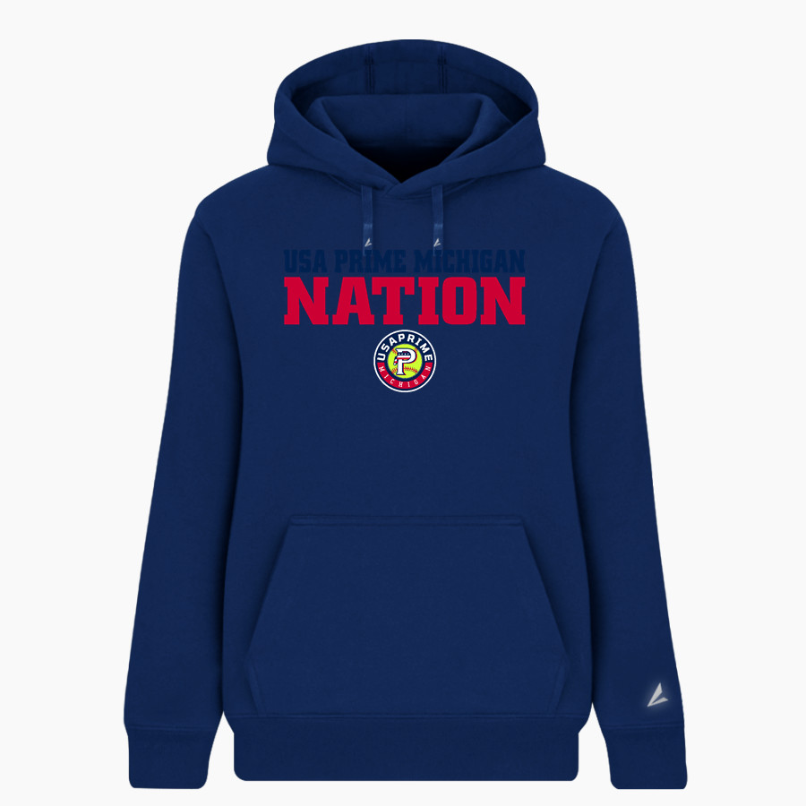 USA PRIME MICHIGAN <span class="pdp-name-mascot">USA PRIME MICHIGAN</span> BSN SPORTS Women's Cotton Rich Fleece Hoodie