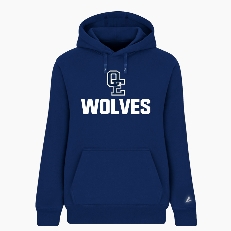 Oswego East Wolves <span class="pdp-name-mascot">Oswego East Wolves</span> BSN SPORTS Women's Cotton Rich Fleece Hoodie