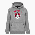 TROTWOOD-MADISON HIGH SCHOOL RAMS BSN SPORTS Women's Cotton Rich Fleece Hoodie Front Thumbnail
