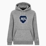 Mayfield Junior School Mustangs Online Store BSN SPORTS Women's Cotton Rich Fleece Hoodie Front Thumbnail