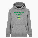 AZ Compass DRAGONS <span class="pdp-name-mascot">Compass Prep DRAGONS</span> BSN SPORTS Women's Cotton Rich Fleece Hoodie Front Thumbnail