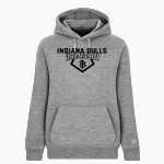 Indiana Bulls Baseball The Official Online Store BSN SPORTS Women's Cotton Rich Fleece Hoodie Front Thumbnail