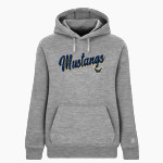 WALKER VALLEY HIGH SCHOOL MUSTANGS <span class="pdp-name-mascot">WALKER VALLEY MUSTANGS</span> BSN SPORTS Women's Cotton Rich Fleece Hoodie Front Thumbnail