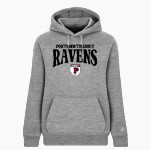 PORTSMOUTH ABBEY SCHOOL RAVENS <span class="pdp-name-mascot">PORTSMOUTH ABBEY RAVENS</span> BSN SPORTS Women's Cotton Rich Fleece Hoodie Front Thumbnail