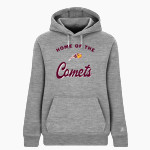 NORTHERN MICHIGAN CHRISTIAN HS COMETS BSN SPORTS Women's Cotton Rich Fleece Hoodie Front Thumbnail
