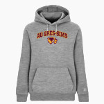Au Gres-Sims HIGH SCHOOL WOLVERINES BSN SPORTS Women's Cotton Rich Fleece Hoodie Front Thumbnail