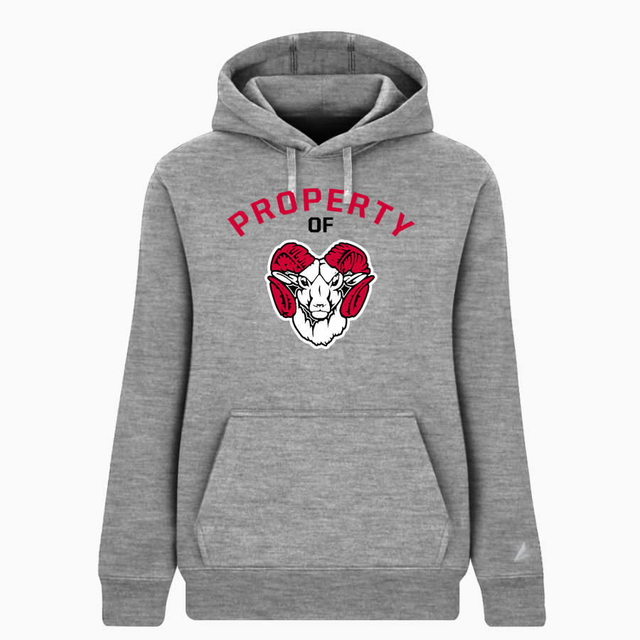 TROTWOOD-MADISON HIGH SCHOOL RAMS BSN SPORTS Women's Cotton Rich Fleece Hoodie