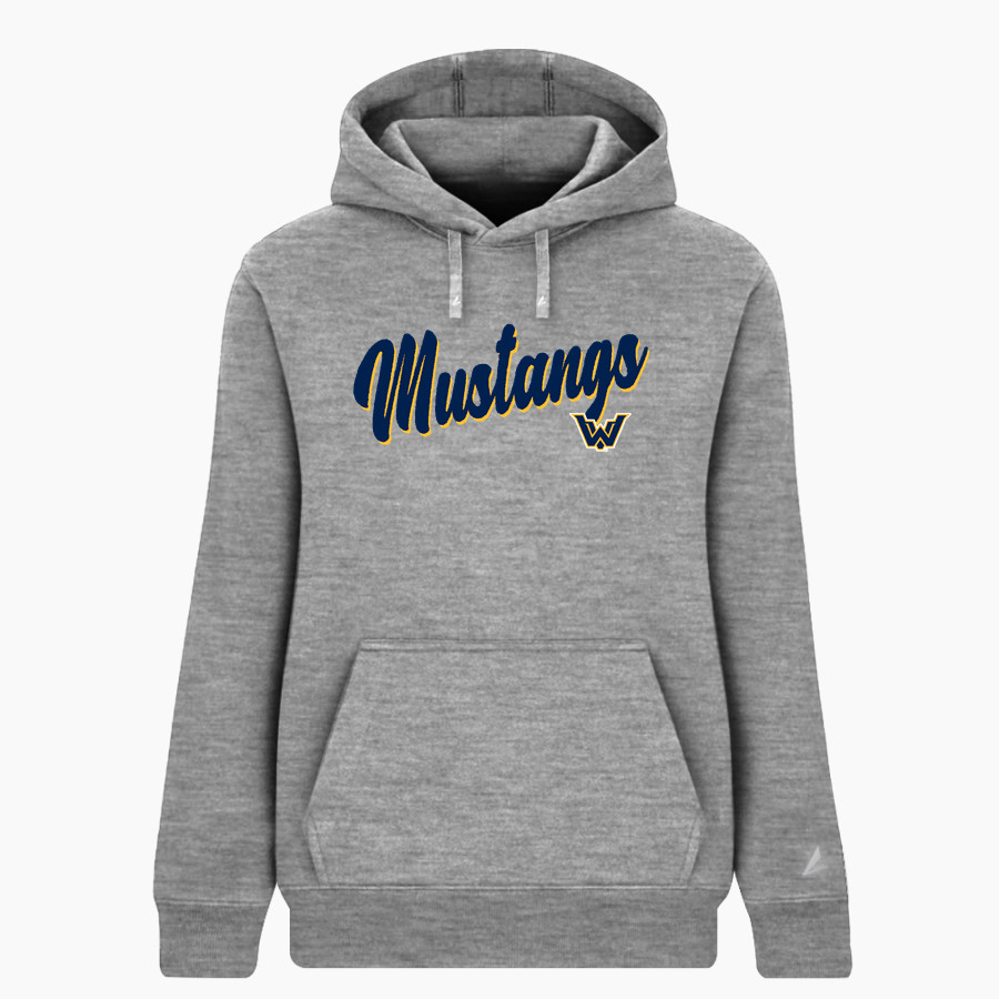 WALKER VALLEY HIGH SCHOOL MUSTANGS <span class="pdp-name-mascot">WALKER VALLEY MUSTANGS</span> BSN SPORTS Women's Cotton Rich Fleece Hoodie