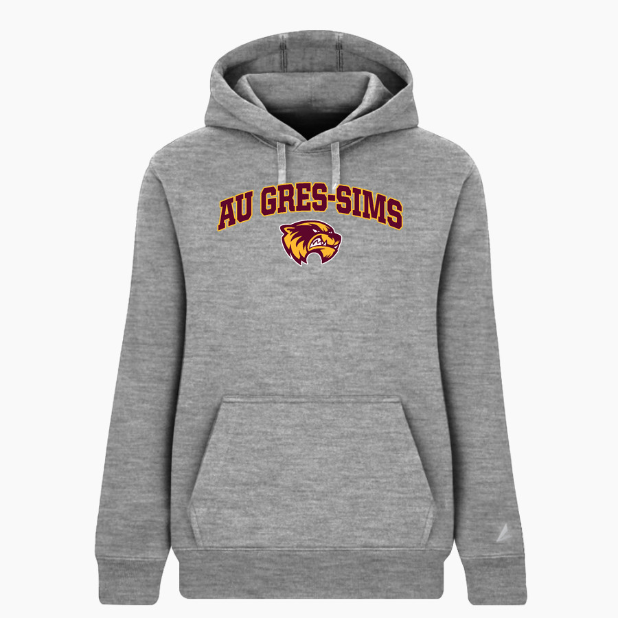 Au Gres-Sims HIGH SCHOOL WOLVERINES BSN SPORTS Women's Cotton Rich Fleece Hoodie