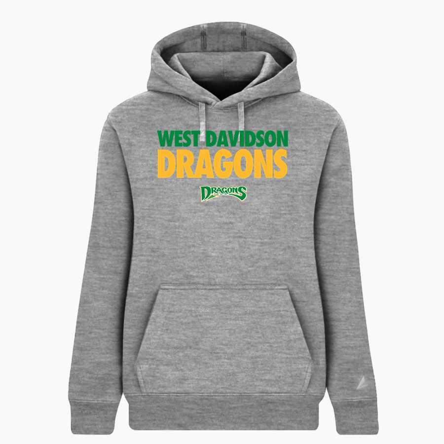 WEST DAVIDSON HIGH SCHOOL DRAGONS BSN SPORTS Women's Cotton Rich Fleece Hoodie