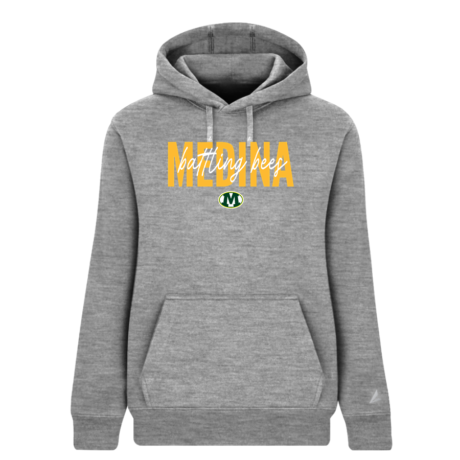 MEDINA HIGH SCHOOL BATTLING BEES <span class="pdp-name-mascot">MEDINA BATTLING BEES</span> BSN SPORTS Women's Cotton Rich Fleece Hoodie