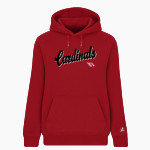 Pine Grove Area Cardinals <span class="pdp-name-mascot">Pine Grove Area Cardinals</span> BSN SPORTS Women's Cotton Rich Fleece Hoodie Front Thumbnail