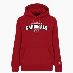 LAWNDALE HIGH SCHOOL CARDINALS <span class="pdp-name-mascot">LAWNDALE CARDINALS</span> BSN SPORTS Women's Cotton Rich Fleece Hoodie Front Thumbnail
