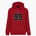 FRONTIER HIGH SCHOOL MUSTANGS BSN SPORTS Women's Cotton Rich Fleece Hoodie Front Thumbnail