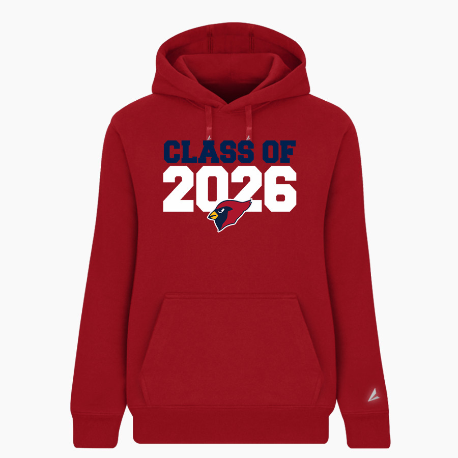 Big Rapids Cardinals BSN SPORTS Women's Cotton Rich Fleece Hoodie