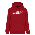 St. John's Prep Red Storm <span class="pdp-name-mascot">St. John's Red Storm</span> BSN SPORTS Women's Cotton Rich Fleece Hoodie Front Thumbnail