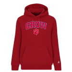 CROW HIGH SCHOOL Cougars Online Store <span class="pdp-name-mascot">CROW COUGARS</span> BSN SPORTS Women's Cotton Rich Fleece Hoodie Front Thumbnail