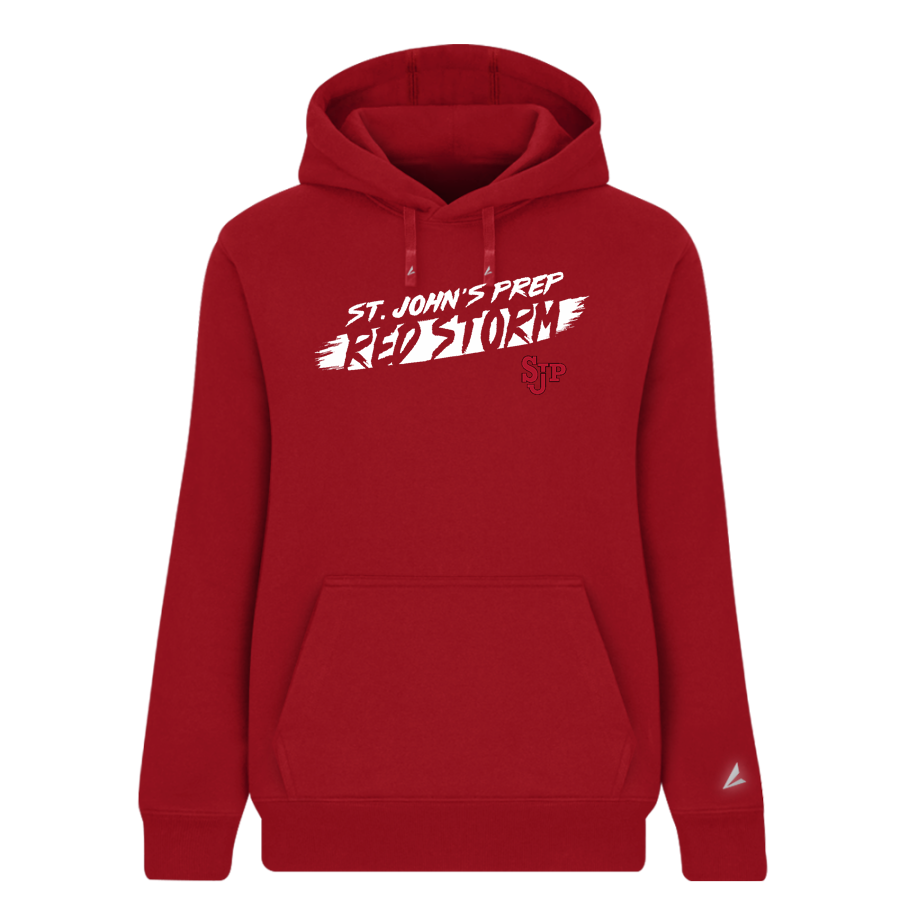 St. John's Prep Red Storm <span class="pdp-name-mascot">St. John's Red Storm</span> BSN SPORTS Women's Cotton Rich Fleece Hoodie