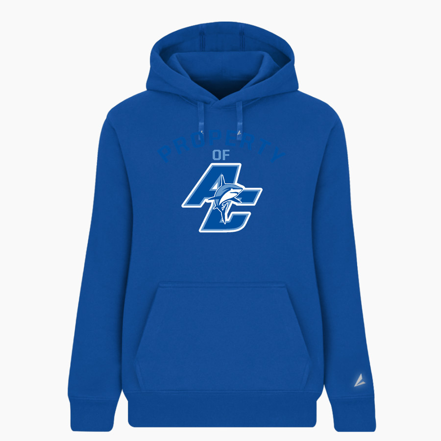 Atlantic Christian Academy Sharks BSN SPORTS Women's Cotton Rich Fleece Hoodie