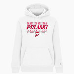 Pulaski Red Raiders BSN SPORTS Women's Cotton Rich Fleece Hoodie Front Thumbnail