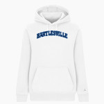 BARTLESVILLE HIGH SCHOOL BRUINS BSN SPORTS Women's Cotton Rich Fleece Hoodie Front Thumbnail