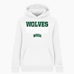 Woods Charter Wolves BSN SPORTS Women's Cotton Rich Fleece Hoodie Front Thumbnail