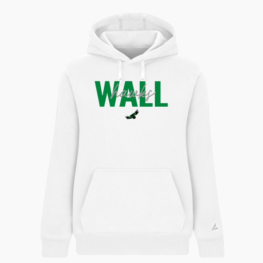 WALL HIGH SCHOOL HAWKS BSN SPORTS Women's Cotton Rich Fleece Hoodie