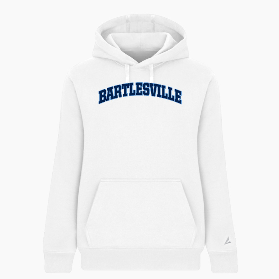 BARTLESVILLE HIGH SCHOOL BRUINS BSN SPORTS Women's Cotton Rich Fleece Hoodie