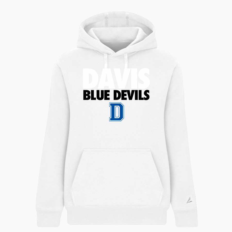DAVIS SENIOR HIGH SCHOOL BLUE DEVILS <span class="pdp-name-mascot">DAVIS BLUE DEVILS</span> BSN SPORTS Women's Cotton Rich Fleece Hoodie