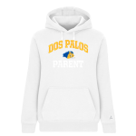 DOS PALOS HIGH SCHOOL BRONCOS <span class="pdp-name-mascot">DOS PALOS BRONCOS</span> BSN SPORTS Women's Cotton Rich Fleece Hoodie Front Thumbnail