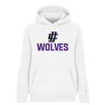 JJC Wolves <span class="pdp-name-mascot">JJC Wolves</span> BSN SPORTS Women's Cotton Rich Fleece Hoodie Front Thumbnail