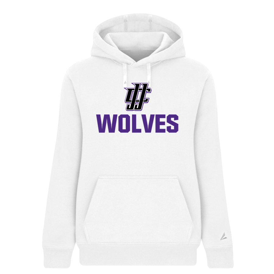 JJC Wolves <span class="pdp-name-mascot">JJC Wolves</span> BSN SPORTS Women's Cotton Rich Fleece Hoodie