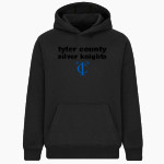 Tyler County Silver Knights <span class="pdp-name-mascot">Tyler County Silver Knights</span> BSN SPORTS Youth Cotton Rich Fleece Hoodie Front Thumbnail