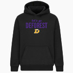 DEFOREST HIGH SCHOOL NORSKIES BSN SPORTS Youth Cotton Rich Fleece Hoodie Front Thumbnail