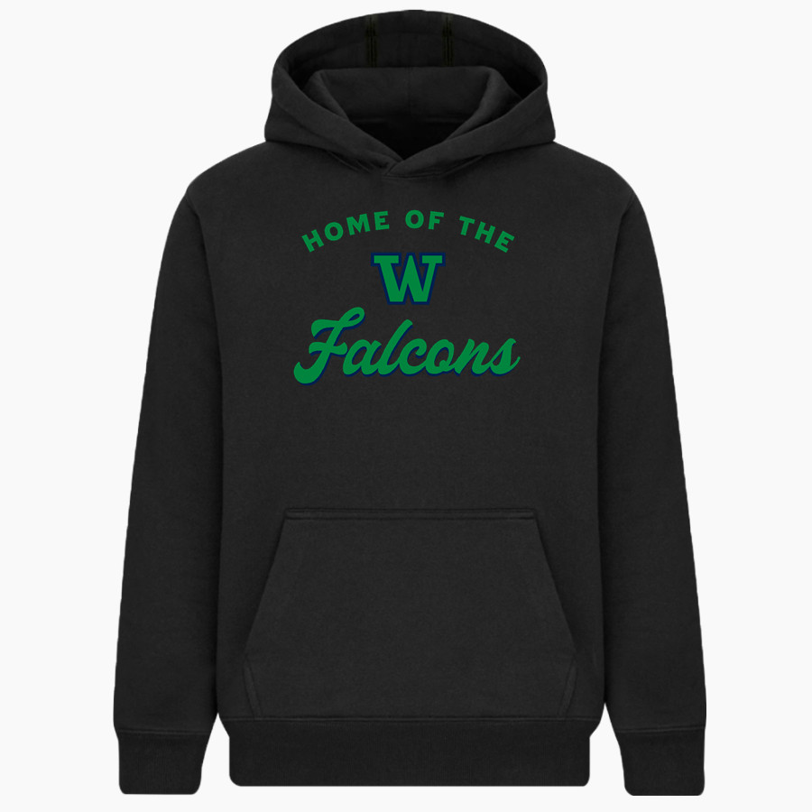 WOODINVILLE HIGH SCHOOL FALCONS <span class="pdp-name-mascot">WOODINVILLE FALCONS</span> BSN SPORTS Youth Cotton Rich Fleece Hoodie