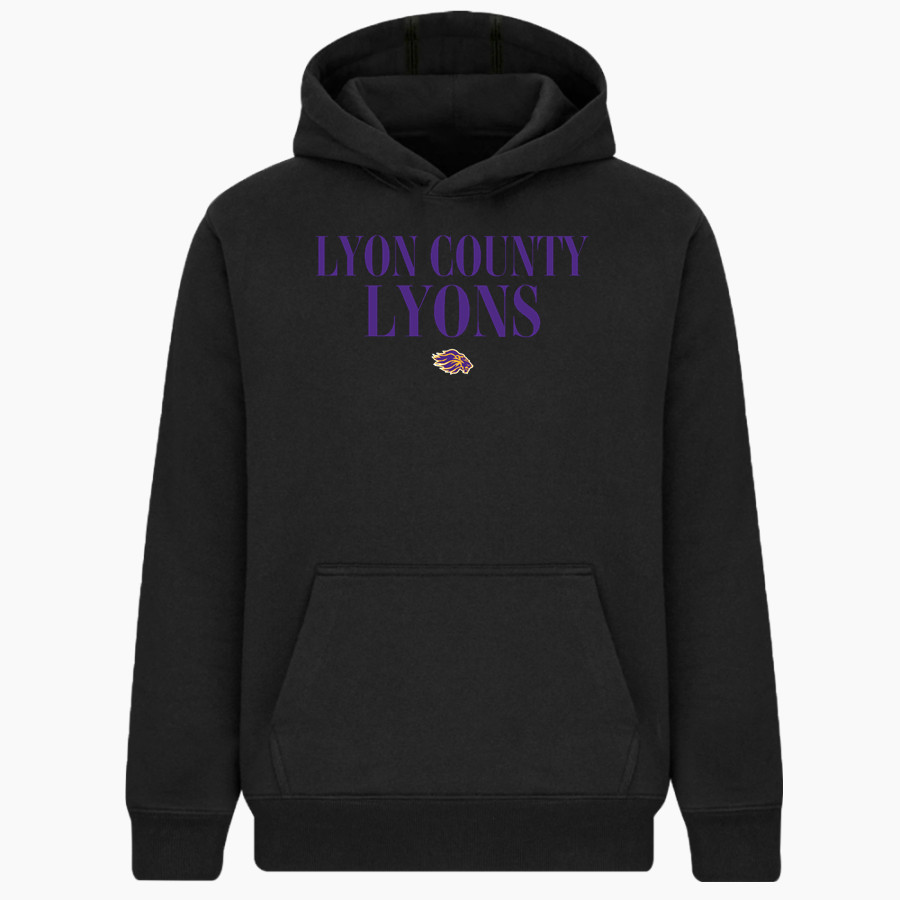 LYON COUNTY HIGH SCHOOL LYONS BSN SPORTS Youth Cotton Rich Fleece Hoodie