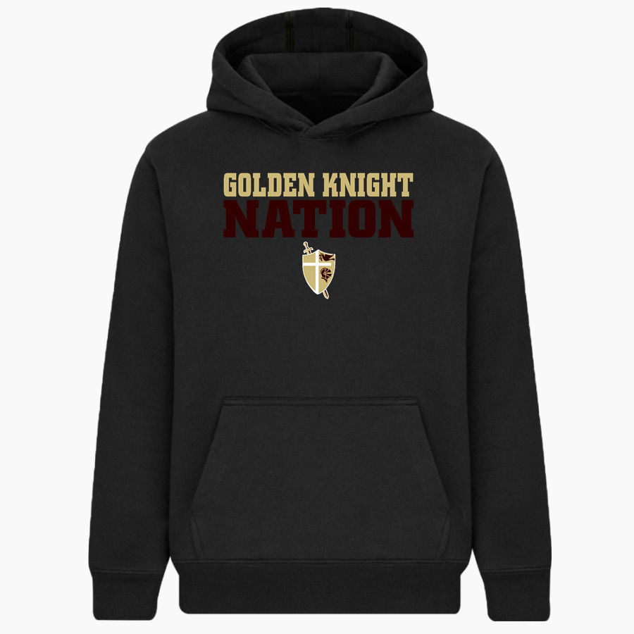 St. FRANCIS HIGH SCHOOL GOLDEN KNIGHTS <span class="pdp-name-mascot">SAINT FRANCIS GOLDEN KNIGHTS</span> BSN SPORTS Youth Cotton Rich Fleece Hoodie