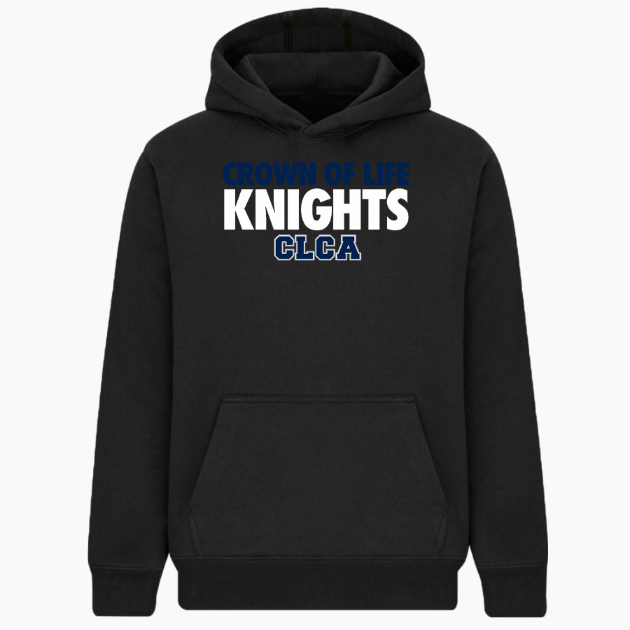 Crown of Life Knights <span class="pdp-name-mascot">Crown of Life Christian Academy Knights</span> BSN SPORTS Youth Cotton Rich Fleece Hoodie