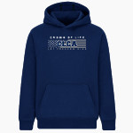 Crown of Life Knights <span class="pdp-name-mascot">Crown of Life Christian Academy Knights</span> BSN SPORTS Youth Cotton Rich Fleece Hoodie Front Thumbnail