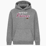 Scotts Valley Falcons BSN SPORTS Youth Cotton Rich Fleece Hoodie Front Thumbnail