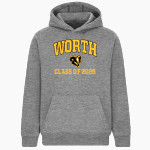 Worth Rams BSN SPORTS Youth Cotton Rich Fleece Hoodie Front Thumbnail